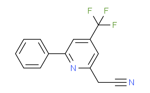 AM103369 | 1803862-03-4 | 2-Phenyl-4-(trifluoromethyl)pyridine-6-acetonitrile