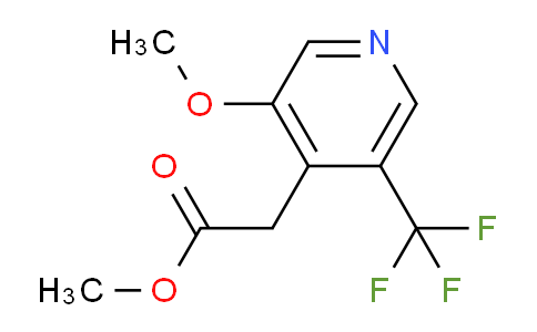 AM103400 | 1804444-10-7 | Methyl 3-methoxy-5-(trifluoromethyl)pyridine-4-acetate