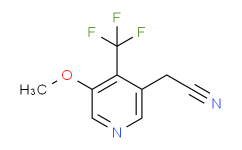 3-Methoxy-4-(trifluoromethyl)pyridine-5-acetonitrile