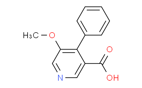 5-Methoxy-4-phenylnicotinic acid