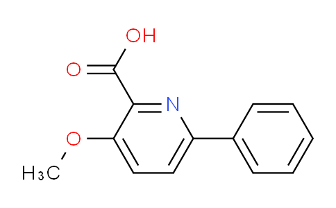 3-Methoxy-6-phenylpicolinic acid