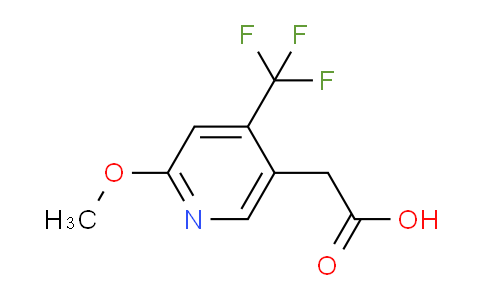 AM103453 | 1806534-77-9 | 2-Methoxy-4-(trifluoromethyl)pyridine-5-acetic acid