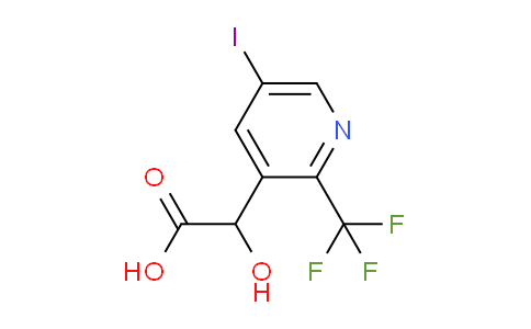 2-(5-Iodo-2-(trifluoromethyl)pyridin-3-yl)-2-hydroxyacetic acid