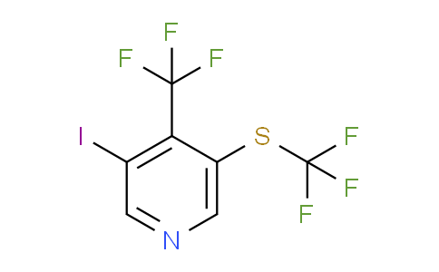 3-Iodo-4-(trifluoromethyl)-5-(trifluoromethylthio)pyridine