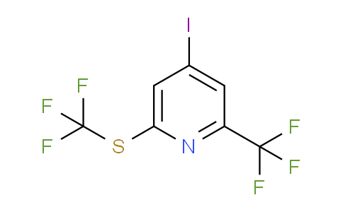 4-Iodo-2-(trifluoromethyl)-6-(trifluoromethylthio)pyridine