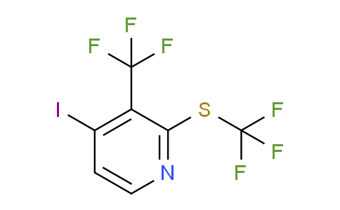 4-Iodo-3-(trifluoromethyl)-2-(trifluoromethylthio)pyridine