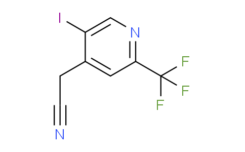 5-Iodo-2-(trifluoromethyl)pyridine-4-acetonitrile
