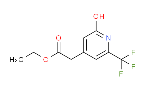Ethyl 2-hydroxy-6-(trifluoromethyl)pyridine-4-acetate