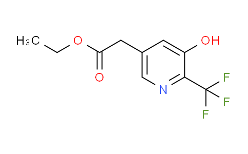 Ethyl 3-hydroxy-2-(trifluoromethyl)pyridine-5-acetate