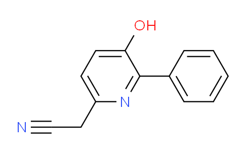 AM103816 | 1806317-02-1 | 3-Hydroxy-2-phenylpyridine-6-acetonitrile