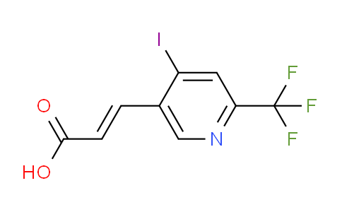 AM103837 | 1807312-47-5 | 4-Iodo-2-(trifluoromethyl)pyridine-5-acrylic acid