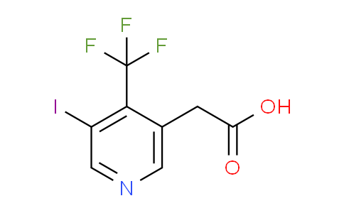 3-Iodo-4-(trifluoromethyl)pyridine-5-acetic acid