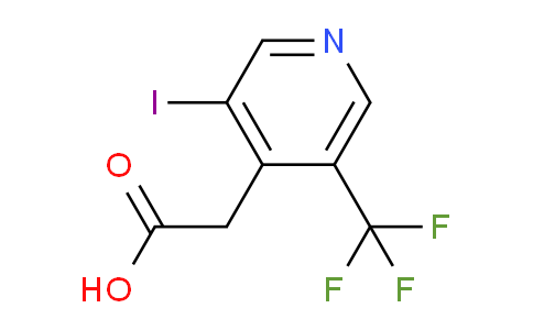 3-Iodo-5-(trifluoromethyl)pyridine-4-acetic acid