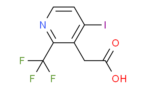 4-Iodo-2-(trifluoromethyl)pyridine-3-acetic acid