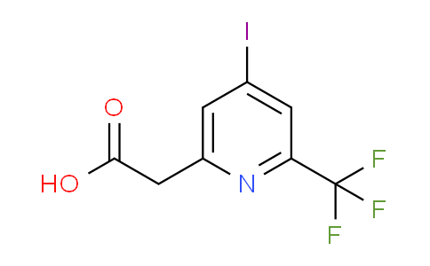 4-Iodo-2-(trifluoromethyl)pyridine-6-acetic acid