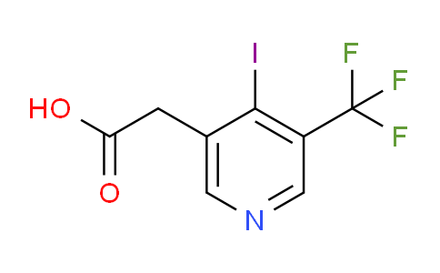 4-Iodo-3-(trifluoromethyl)pyridine-5-acetic acid