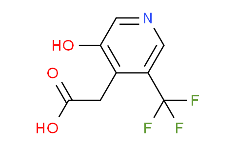 3-Hydroxy-5-(trifluoromethyl)pyridine-4-acetic acid