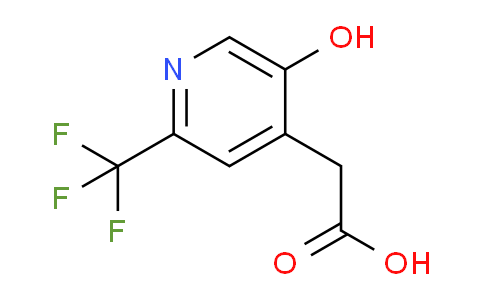 5-Hydroxy-2-(trifluoromethyl)pyridine-4-acetic acid