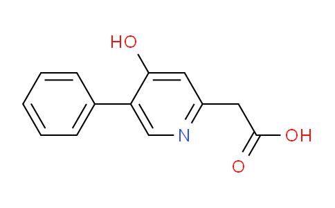 4-Hydroxy-5-phenylpyridine-2-acetic acid