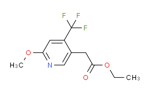 Ethyl 2-methoxy-4-(trifluoromethyl)pyridine-5-acetate