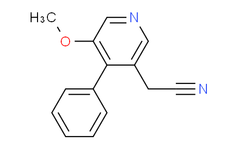 AM104472 | 1806340-65-7 | 3-Methoxy-4-phenylpyridine-5-acetonitrile
