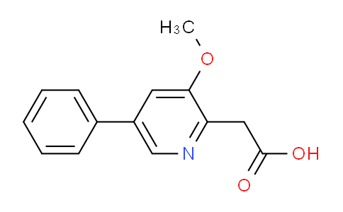 AM104474 | 1806534-10-0 | 3-Methoxy-5-phenylpyridine-2-acetic acid