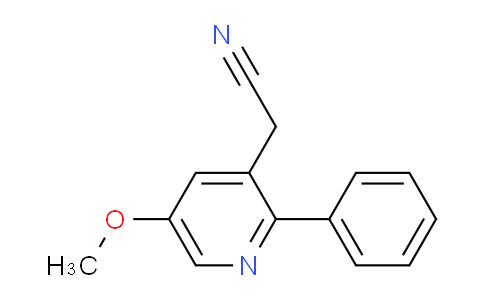 AM104506 | 1806368-31-9 | 5-Methoxy-2-phenylpyridine-3-acetonitrile