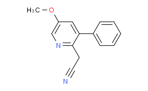 AM104509 | 1806560-57-5 | 5-Methoxy-3-phenylpyridine-2-acetonitrile