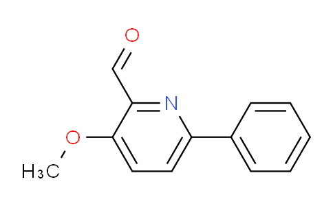 3-Methoxy-6-phenylpicolinaldehyde
