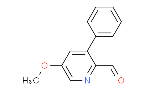 5-Methoxy-3-phenylpicolinaldehyde