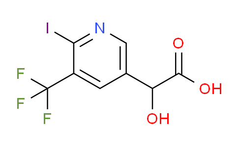 2-(2-Iodo-3-(trifluoromethyl)pyridin-5-yl)-2-hydroxyacetic acid