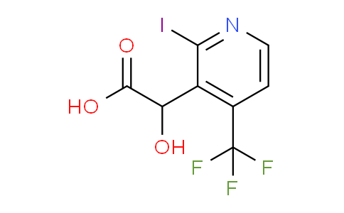 2-(2-Iodo-4-(trifluoromethyl)pyridin-3-yl)-2-hydroxyacetic acid
