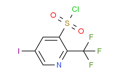 5-Iodo-2-(trifluoromethyl)pyridine-3-sulfonyl chloride