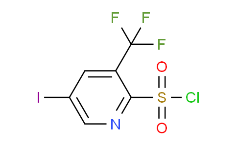 5-Iodo-3-(trifluoromethyl)pyridine-2-sulfonyl chloride