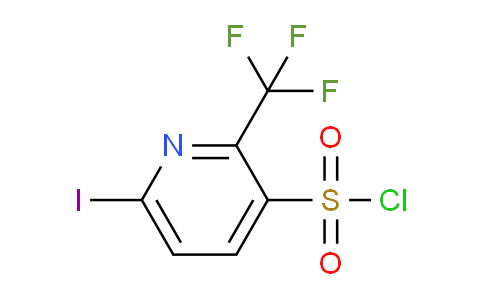 6-Iodo-2-(trifluoromethyl)pyridine-3-sulfonyl chloride