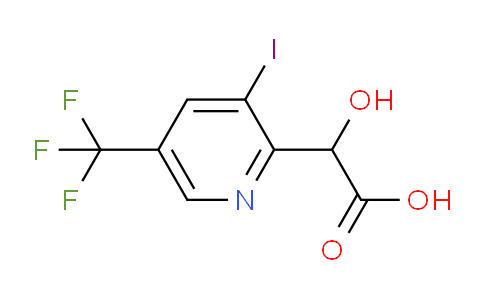 2-(3-Iodo-5-(trifluoromethyl)pyridin-2-yl)-2-hydroxyacetic acid