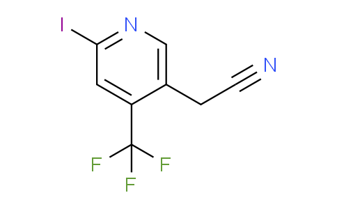 2-Iodo-4-(trifluoromethyl)pyridine-5-acetonitrile