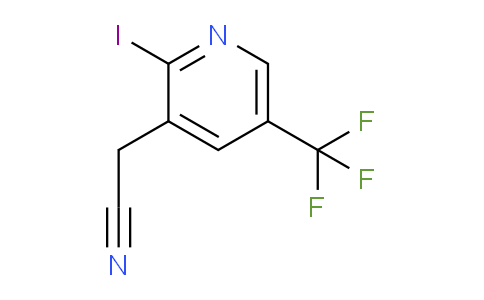 2-Iodo-5-(trifluoromethyl)pyridine-3-acetonitrile