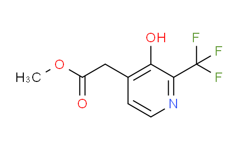 Methyl 3-hydroxy-2-(trifluoromethyl)pyridine-4-acetate