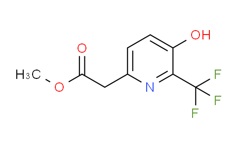 Methyl 3-hydroxy-2-(trifluoromethyl)pyridine-6-acetate