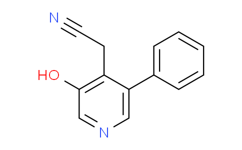3-Hydroxy-5-phenylpyridine-4-acetonitrile