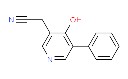 4-Hydroxy-3-phenylpyridine-5-acetonitrile
