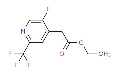 Ethyl 5-fluoro-2-(trifluoromethyl)pyridine-4-acetate