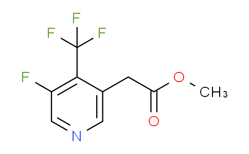 Methyl 3-fluoro-4-(trifluoromethyl)pyridine-5-acetate