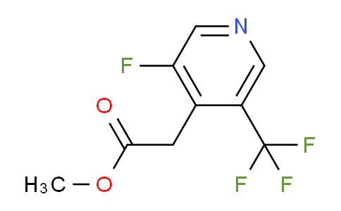 Methyl 3-fluoro-5-(trifluoromethyl)pyridine-4-acetate