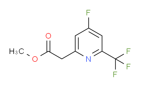 Methyl 4-fluoro-2-(trifluoromethyl)pyridine-6-acetate