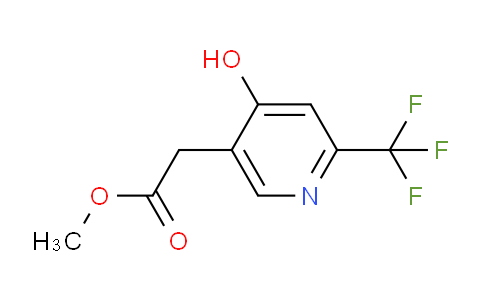 Methyl 4-hydroxy-2-(trifluoromethyl)pyridine-5-acetate