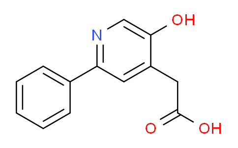 5-Hydroxy-2-phenylpyridine-4-acetic acid