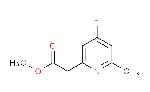 Methyl 4-fluoro-2-methylpyridine-6-acetate
