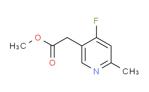 Methyl 4-fluoro-2-methylpyridine-5-acetate